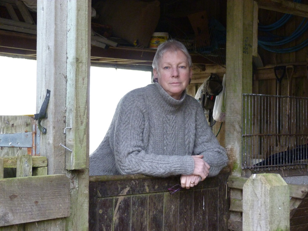 Sue Blacker works with small producers all over the UK to develop yarns from raw fleece