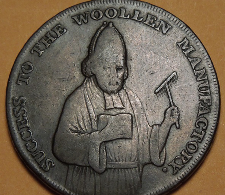 a coin from 1752, image found here
