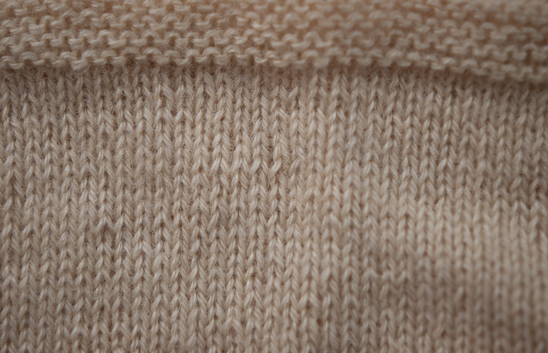 Beautiful crisp stitch definition and a lovely cool translucence with this 3-Ply Pure Wensleydale, Home Farm Wensleydales