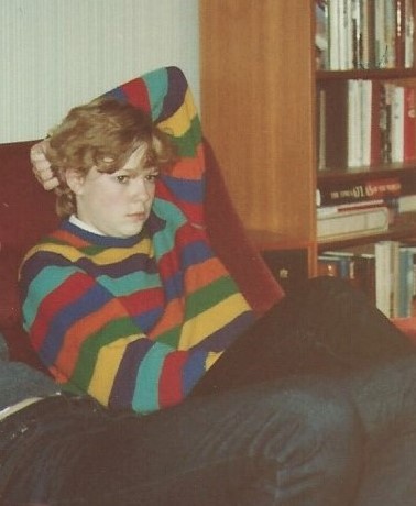 1980s stripey jumper phase