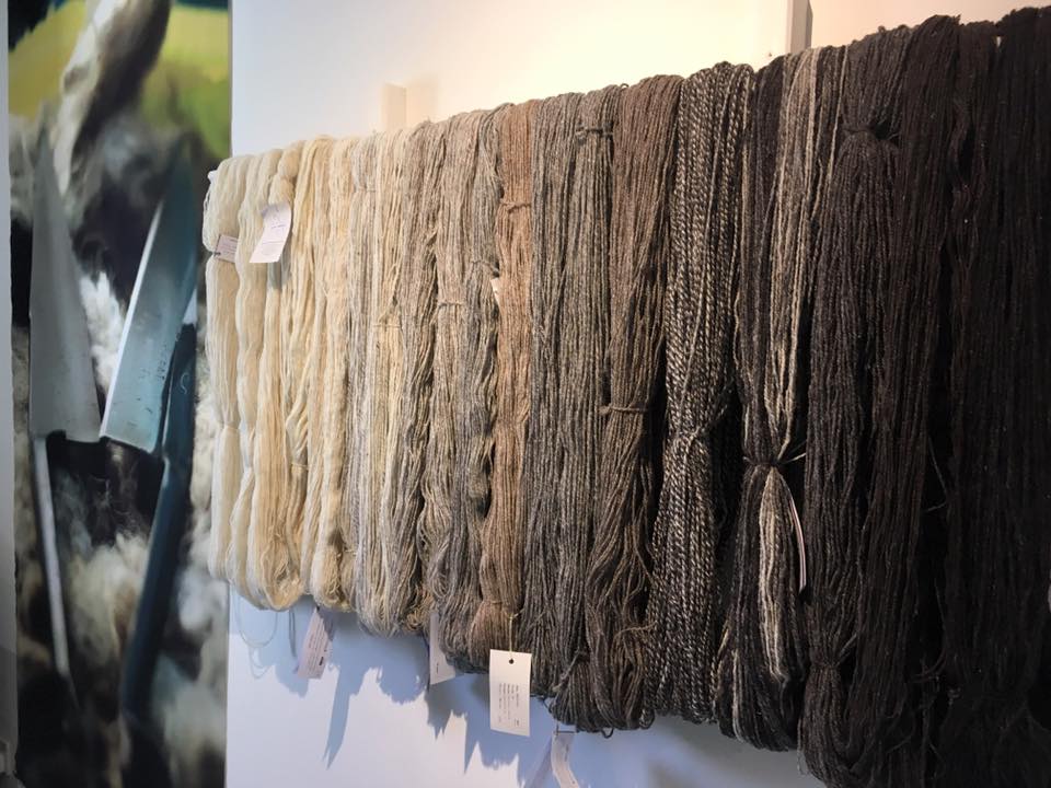 The Uist Wool Yarn Range: Image: Hazel Smith