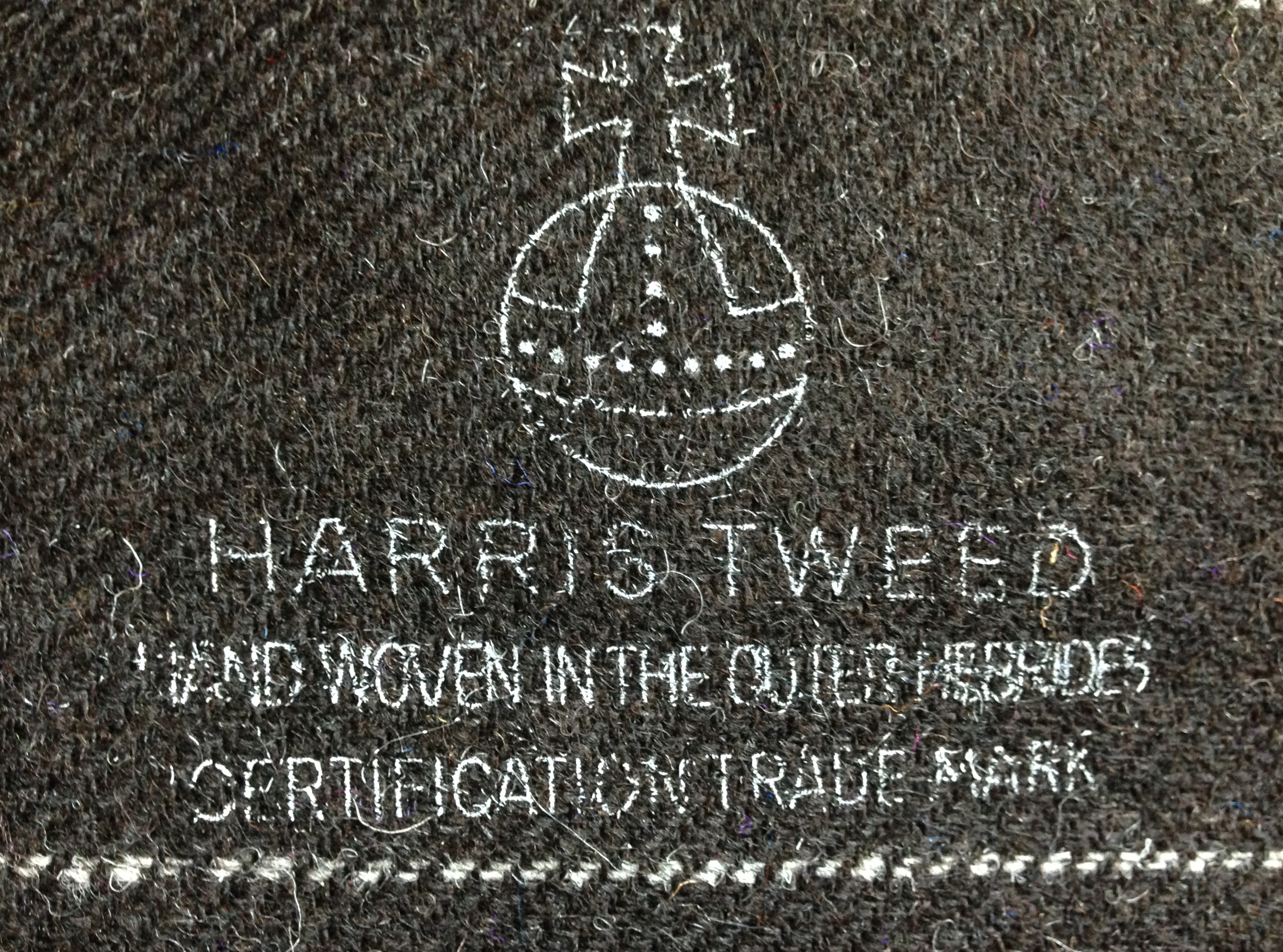 Uist Wools first Harris Tweed, using Hebridean Blackface cross wool from 9 different crofts. 